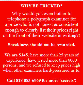 polygraph Los Angeles low prices